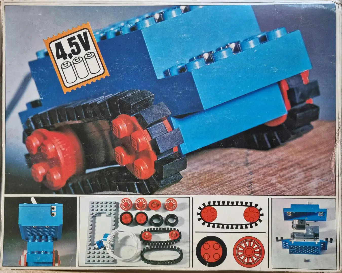 103 4.5V Motor Set with Rubber Tracks - 補足品 (1969年}