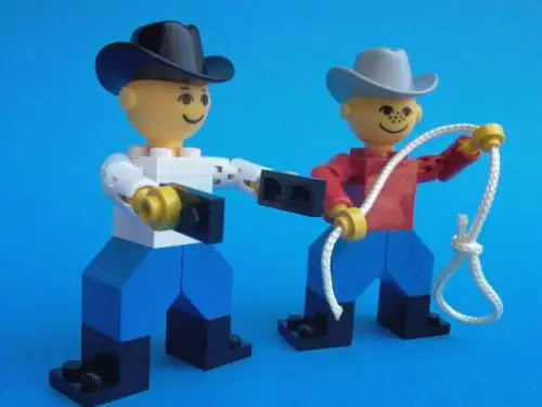 210 Cowboys - Building Set with People (1976年}