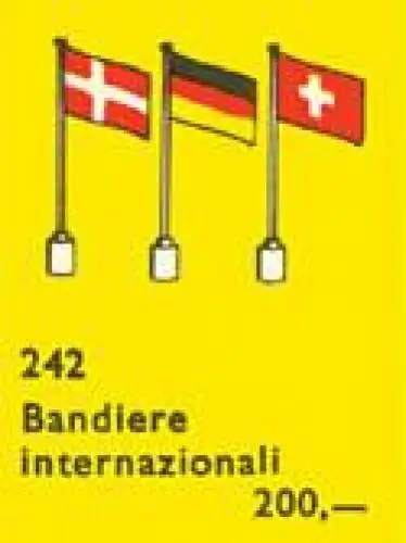 242 International Flags - 補足品 (1958年}