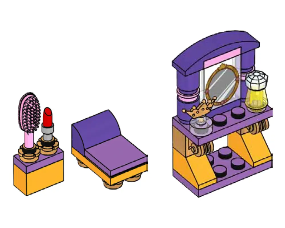 302101 Rapunzel's Dressing Table - ディズニープリンセス (2021年}