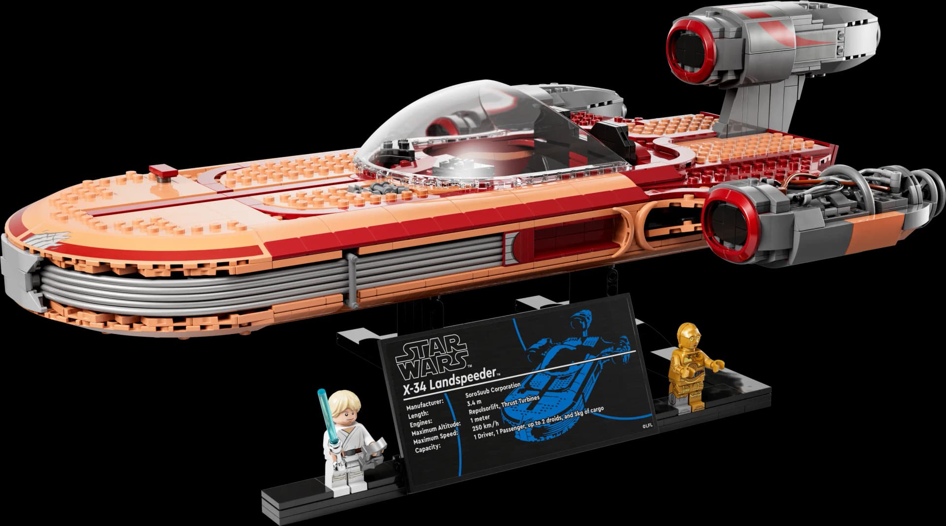 75341 ルーク・スカイウォーカーのランドスピーダー - アルティメットコレクターシリーズ(UCS) (2022年}