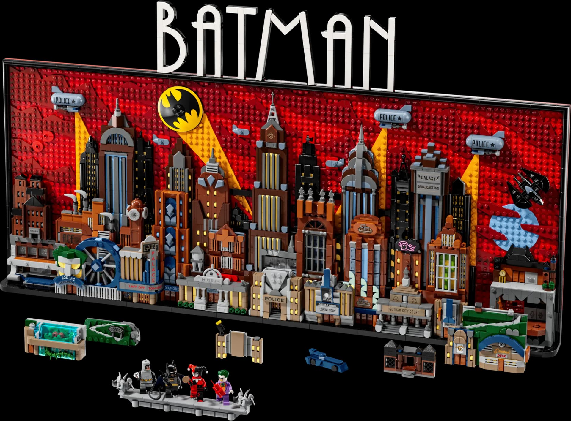 76271 バットマン：アニメシリーズ ゴッサム・シティ - スーパーヒーローズDC (2024年}