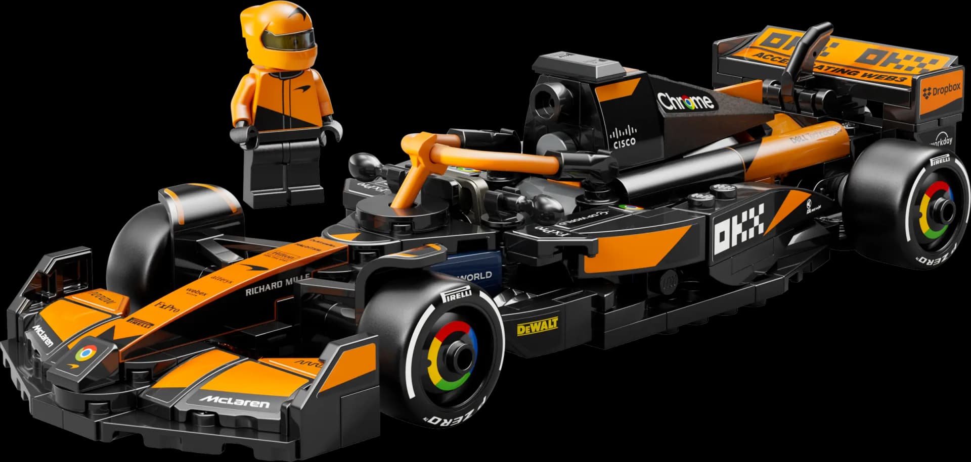 77251 McLaren F1® Team MCL38 レースカー - スピードチャンピオンズ (2025年}