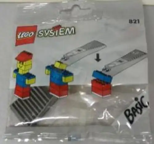 821 Brick Separator, Gray - 補足品 (1990年}