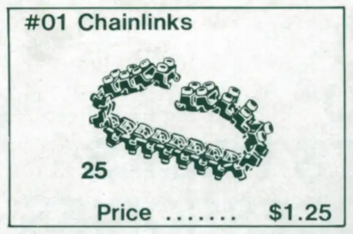 レゴ 01-01 Chain Links テクニック
