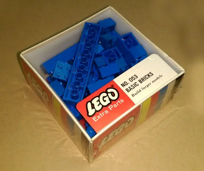 53 Assorted Basic Bricks - Blue - 補足品 (1966年)