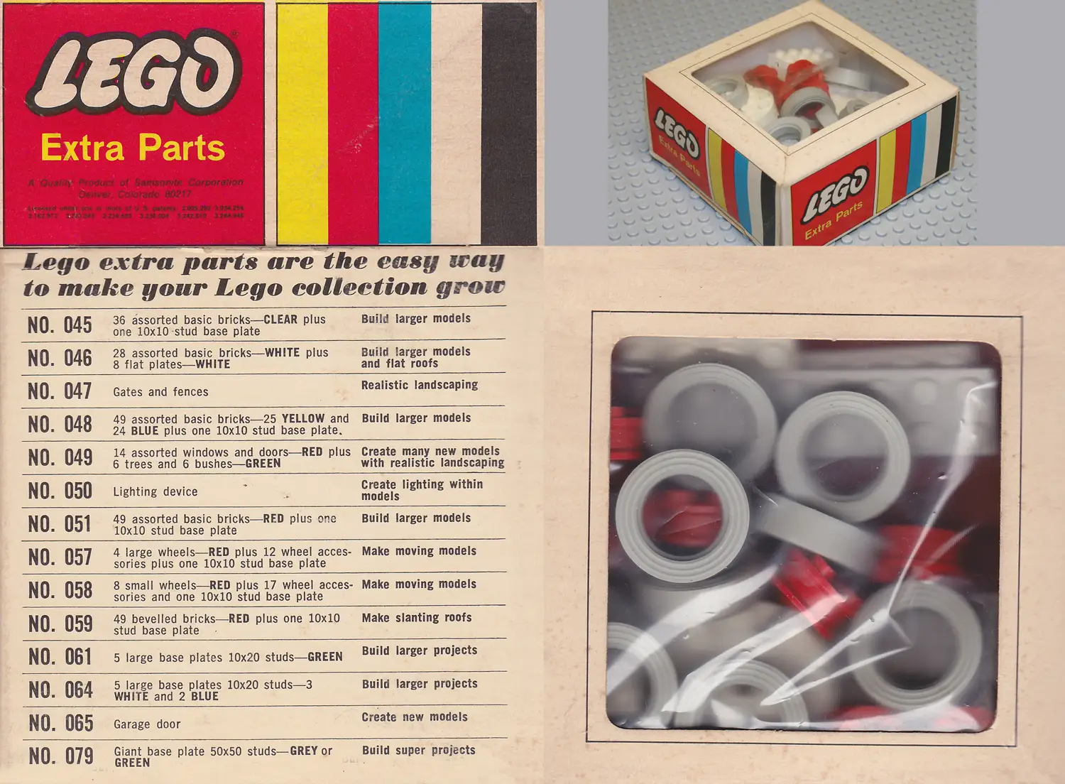 レゴ 058-1 Small Wheels 補足品