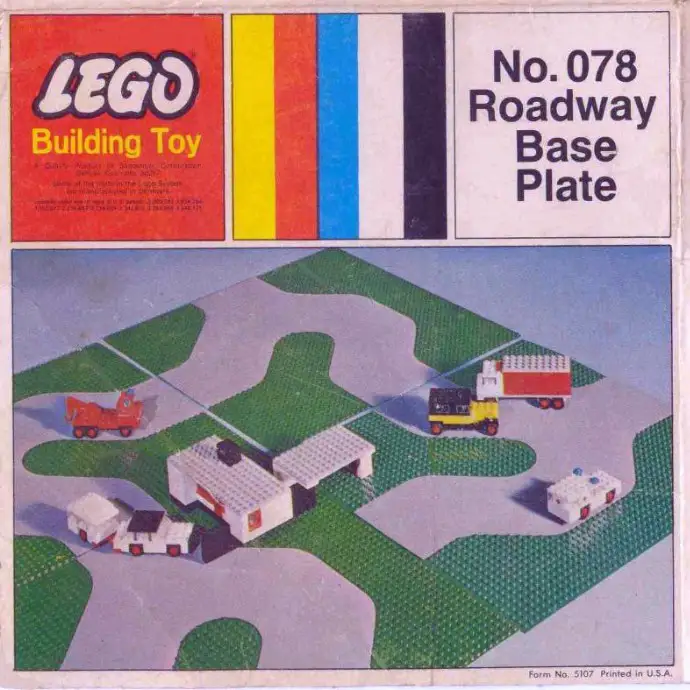 レゴ 078-1 Roadway Base Plate 補足品