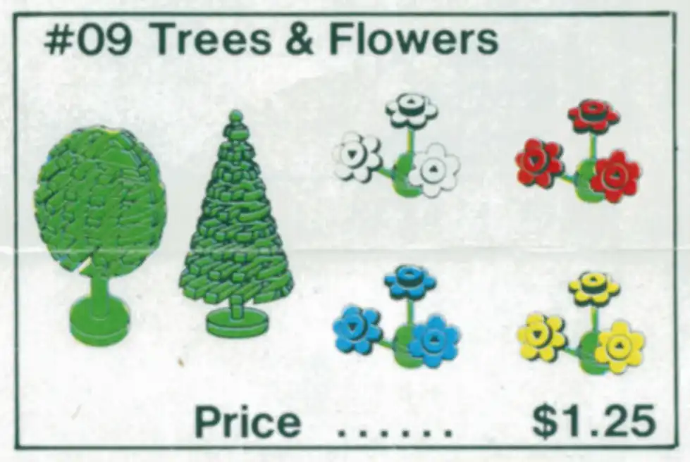 レゴ 09-01 Trees & Flowers サービスパック
