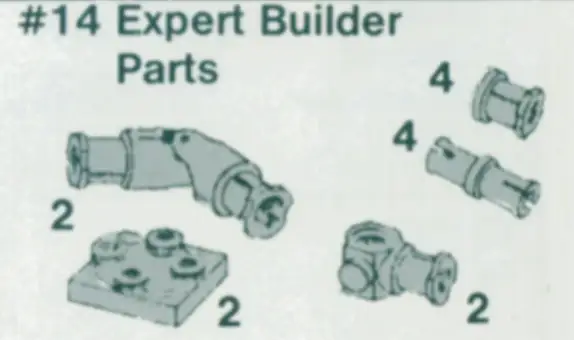 レゴ 1014-1 Universal Joints テクニック