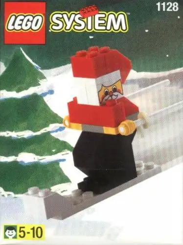 レゴ 1128-1 サンタとスキー クリスマス