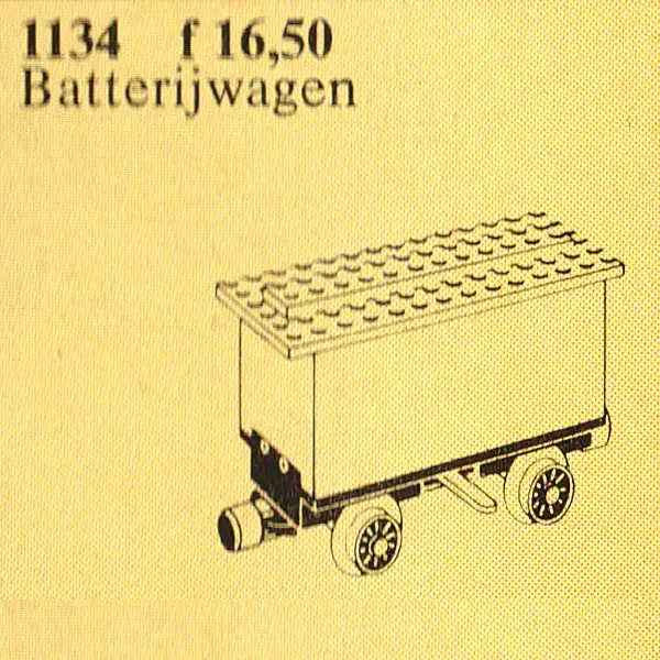 レゴ 1134-1 Battery Wagon トレイン