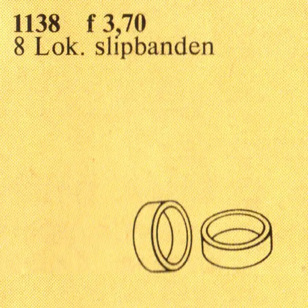 レゴ 1138-1 Replacement Rubber Wheel Treads for Trains トレイン