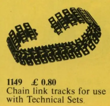 レゴ 1149-2 Bulldozer Chainlinks テクニック