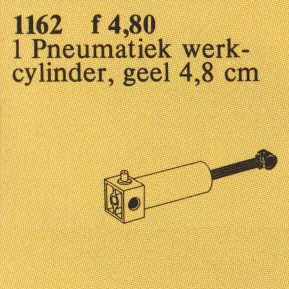 1162 TECHNIC Pneumatic Piston Cylinder 48mm - テクニック (1985年)