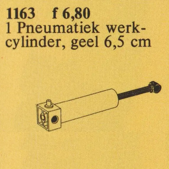 レゴ 1163-1 TECHNIC Pneumatic Piston Cylinder 60mm テクニック