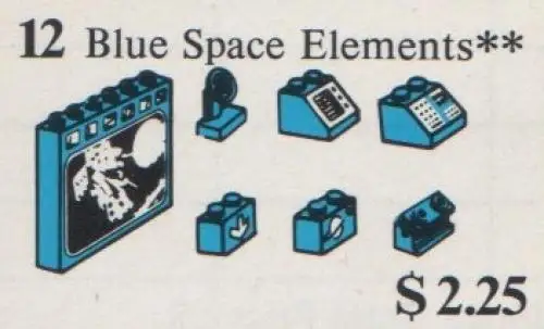 レゴ 12-1 Blue Space Elements サービスパック