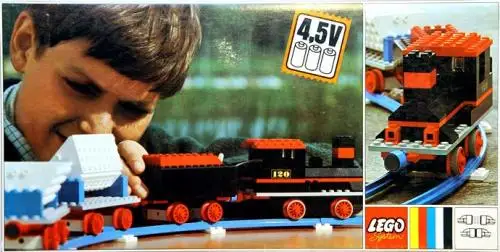 レゴ 120-1 Complete Freight Train Set with Tipper Trucks 4.5V