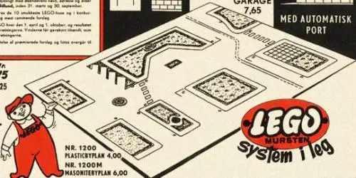 レゴ 1200-2 LEGO Town Plan Board, Small Plastic タウンプラン