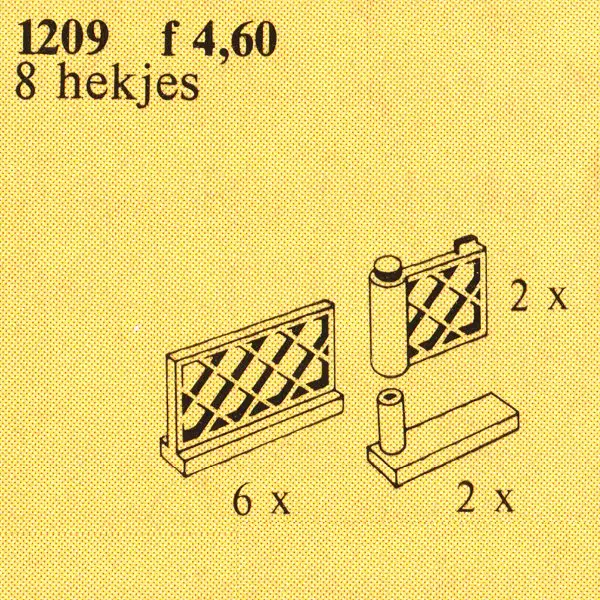レゴ 1209-1 Fences and Gates サービスパック