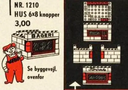 レゴ 1210-2 Small Store Set タウンプラン