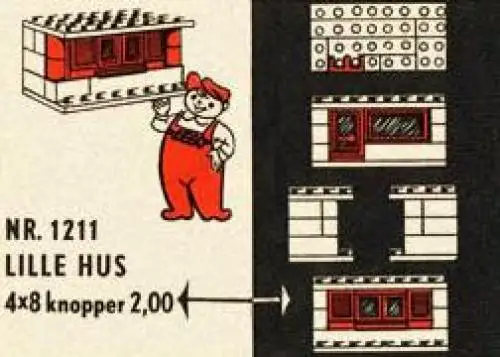 1211 Small House Set - タウンプラン (1955年}