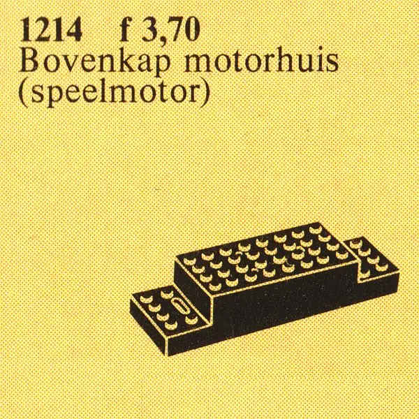 レゴ 1214-1 Upper Part of Motorhome for 4.5V/12V Trainmotor トレイン