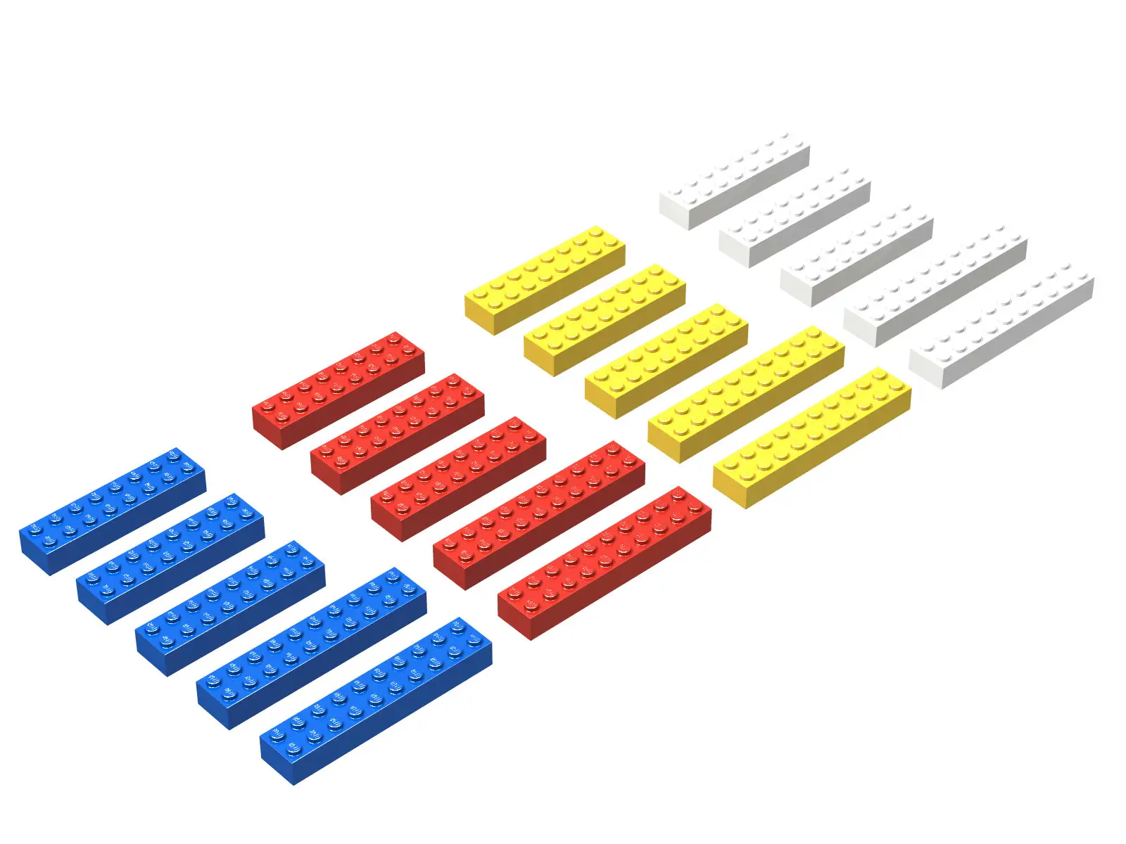 レゴ 1215-2 2 x 8 & 2 x 10 Bricks 補足品
