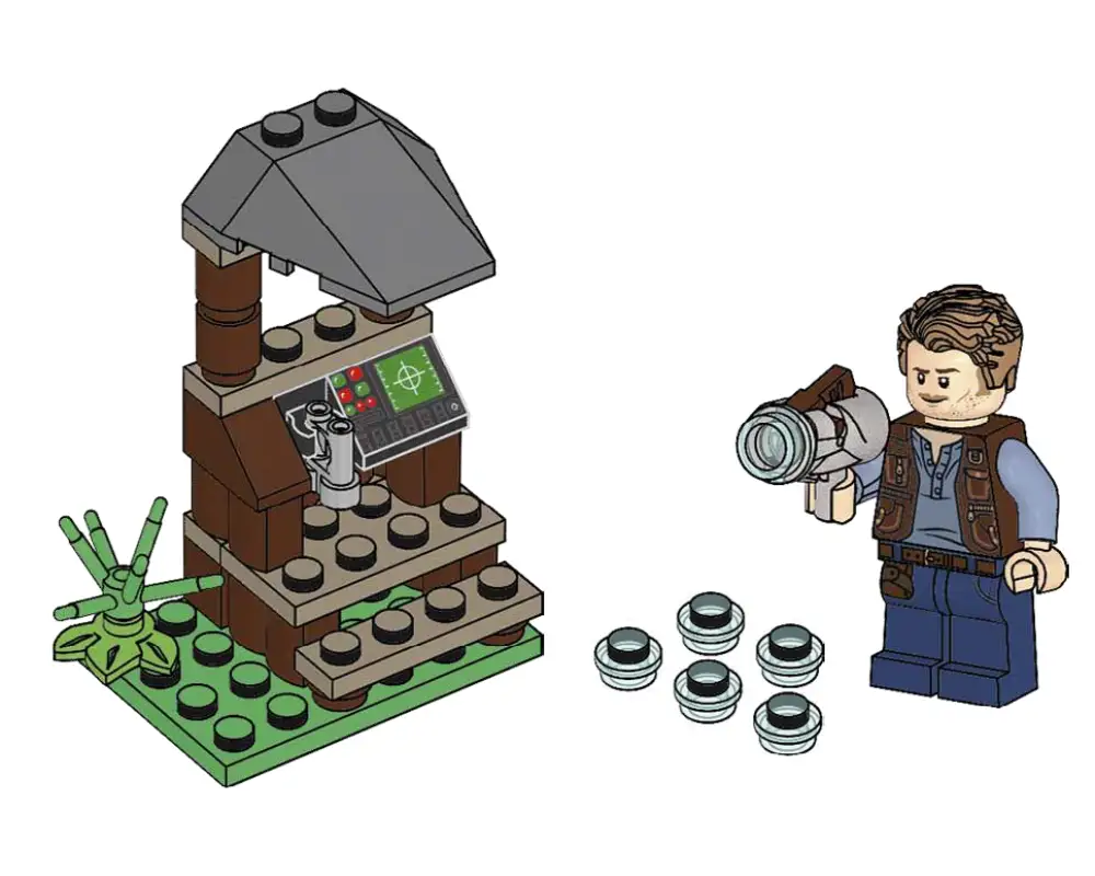レゴ 121802-1 Owen and Lookout Tower ジュラシックワールド
