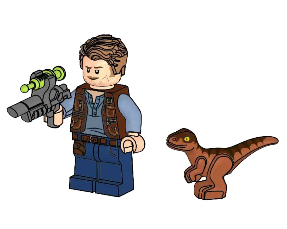 レゴ 121904-1 Owen with Baby Raptor ジュラシックワールド
