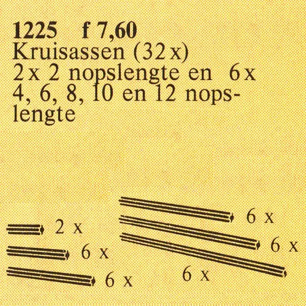 レゴ 1225-1 Assortment of Axles テクニック