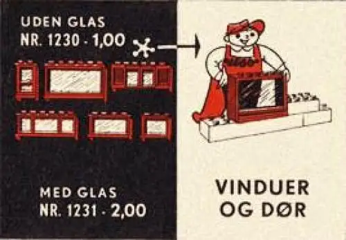 レゴ 1230-2 Windows and Door without Glass 補足品