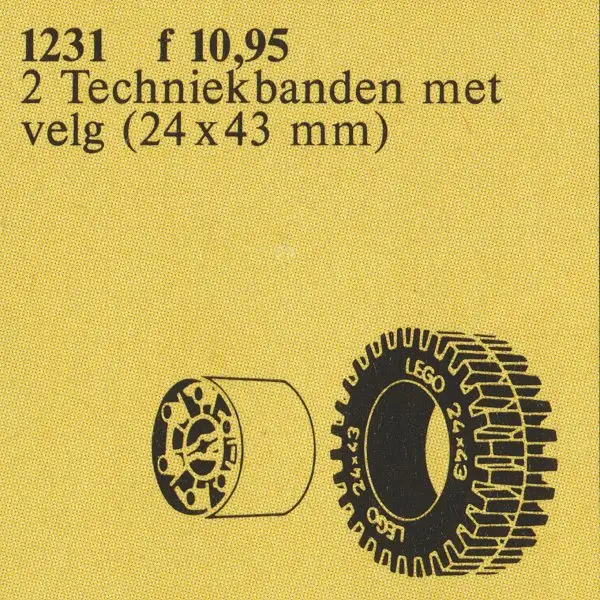 1231 X-Large Tires & Hubs - テクニック (1982年)