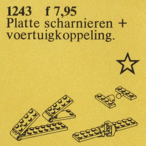 レゴ 1243-1 Hinges and Couplings サービスパック
