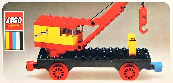 レゴ 128-2 Mobile Crane (Train Base) 4.5V