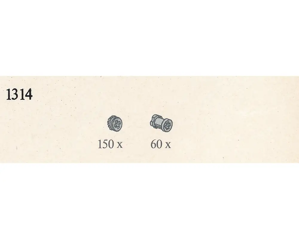 レゴ 1314-1 Stop bush / Small pulley テクニック