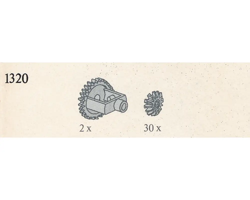 レゴ 1320-1 Differential and Bevel Gears テクニック