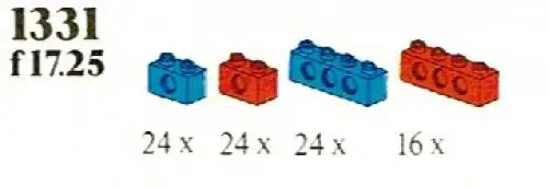 1331 Red/Blue Bricks - テクニック (1985年)