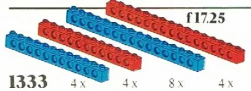 レゴ 1333-1 Red/Blue Beams テクニック