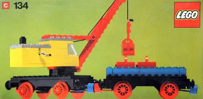 レゴ 134-1 Mobile Crane and Wagon 4.5V
