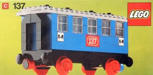 レゴ 137-2 Passenger Sleeping Car 4.5V