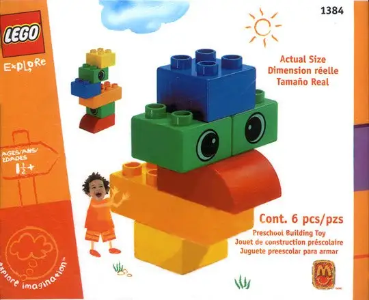 レゴ 1384-1 Bird (Pre-School Building Toy) (Explore) 基本セット