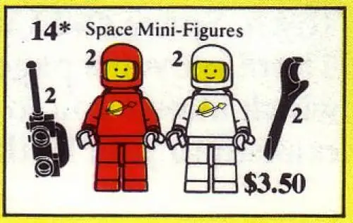 レゴ 14-1 Space Mini Figures サービスパック