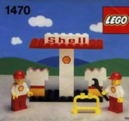 レゴ 1470-1 Shell Station クラシックタウン