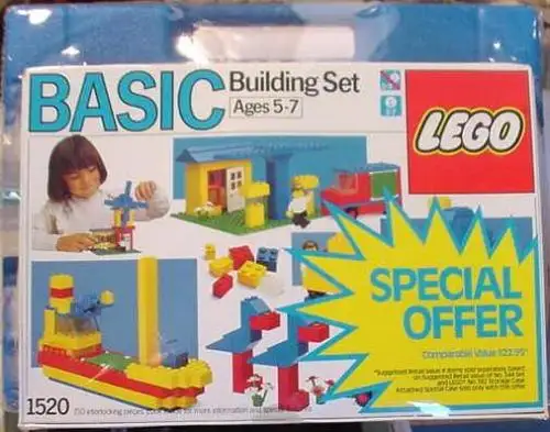 レゴ 1520-1 Basic Set with Storage Case ベーシック