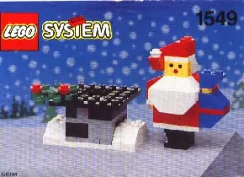 レゴ 1549-1 サンタとえんとつ クリスマス