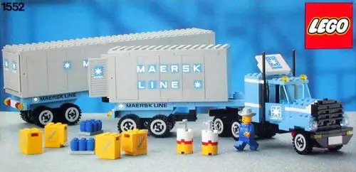 レゴ 1552-1 Maersk Line Container Truck クラシックタウン