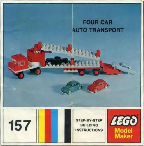 レゴ 157-3 Four Car Auto Transport 乗り物