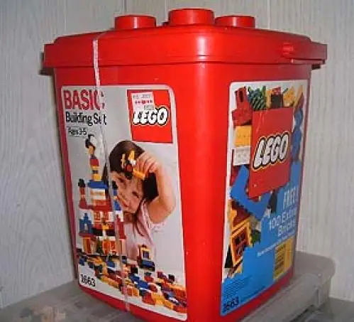 レゴ 1663-1 Basic Building Set in Bucket ベーシック