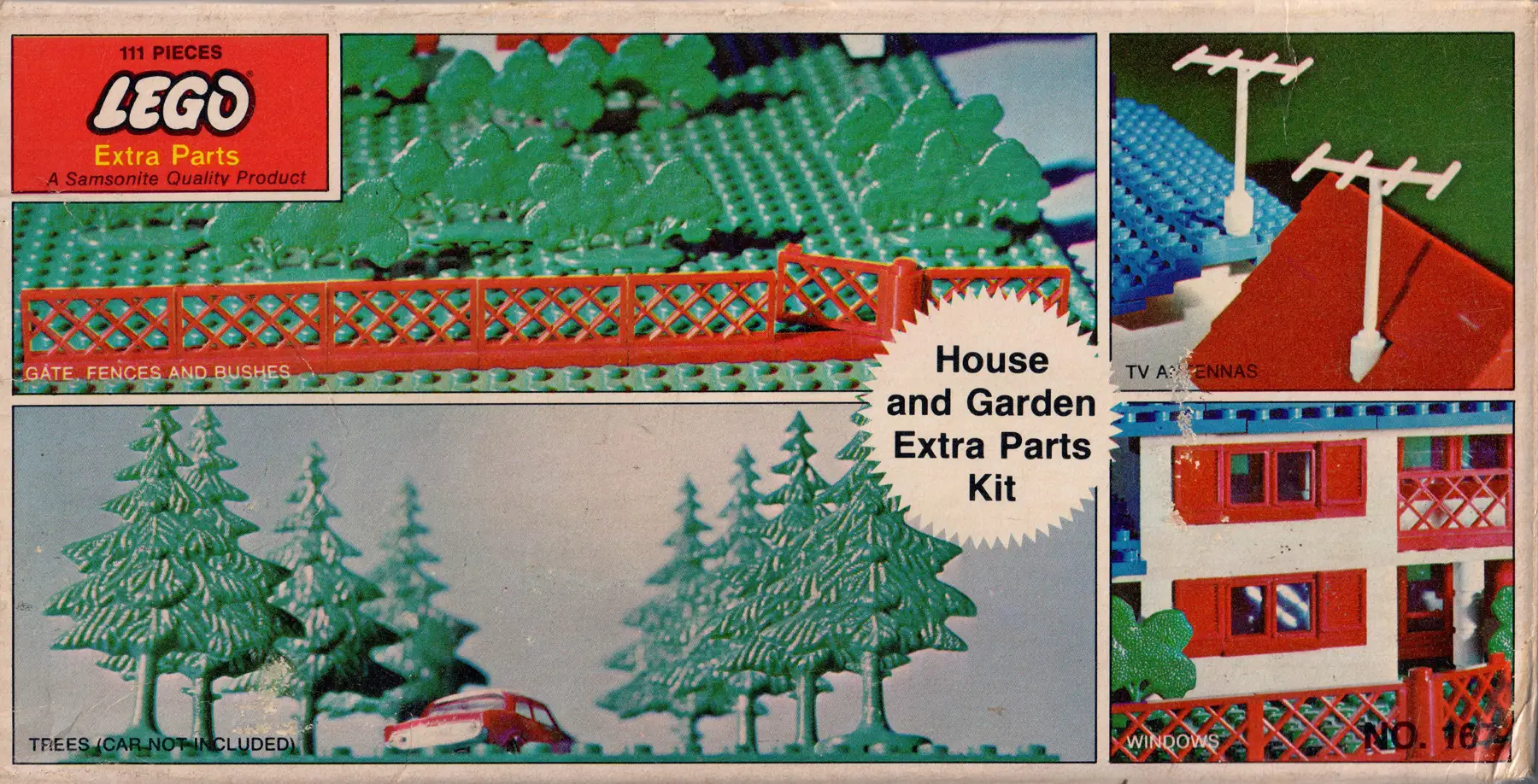 レゴ 167-2 House and Garden Extra Parts Kit サムソナイト